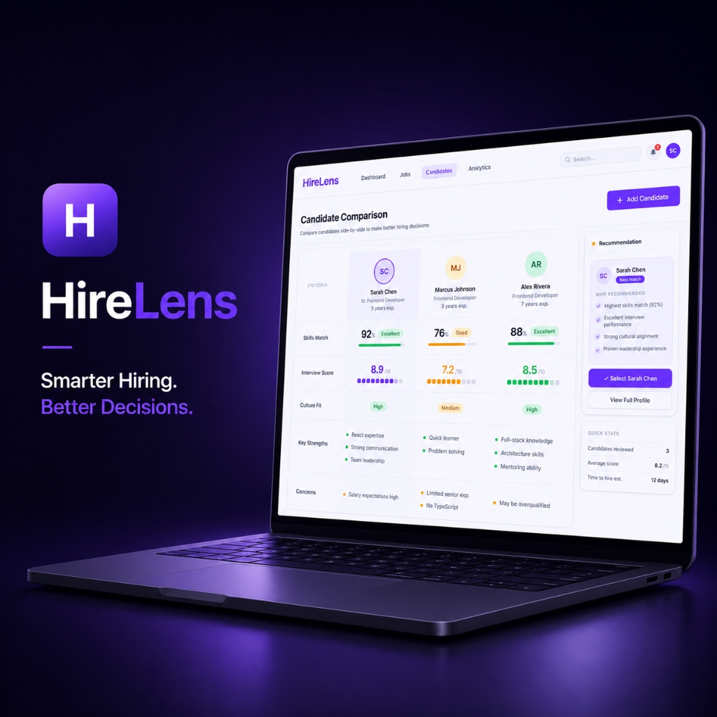 HireLens case study cover